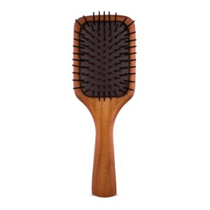 mini brosse plate en bois Aveda